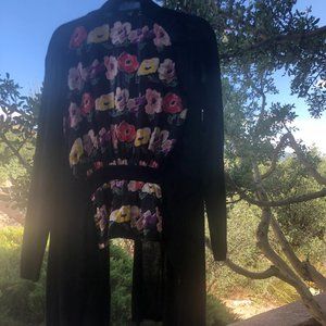 Ted Baker  floral printed back cardigan